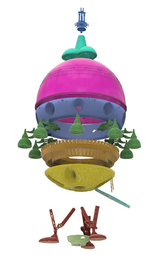 ET STARSHIP for 3D printing EXTRA TERRESTRIAL  3D model_27