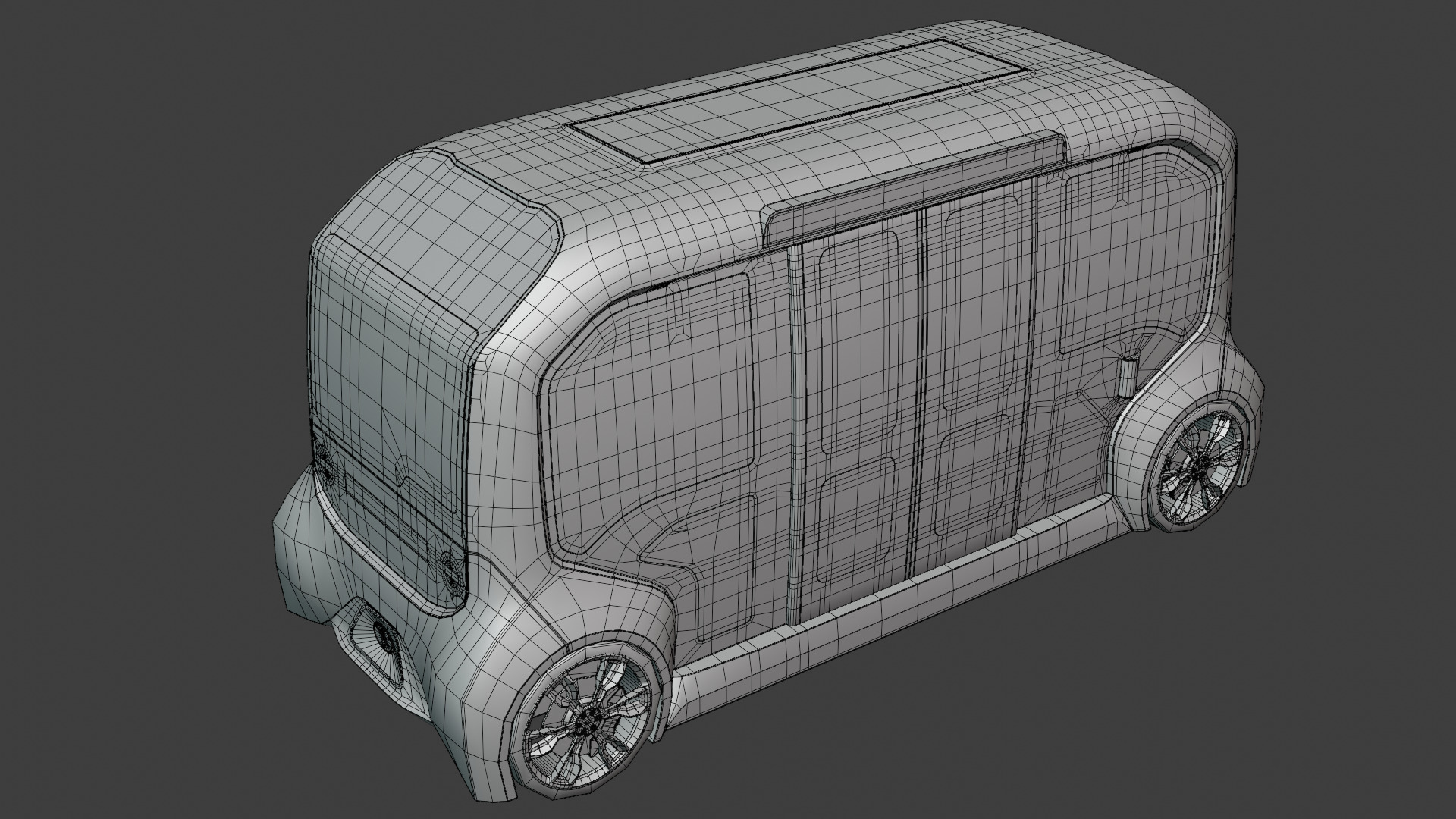 Toyota e-Palette exterior 3D model_6