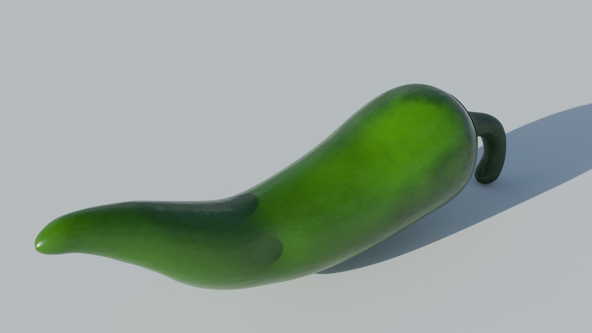 Peppers Low-poly 3D model_3