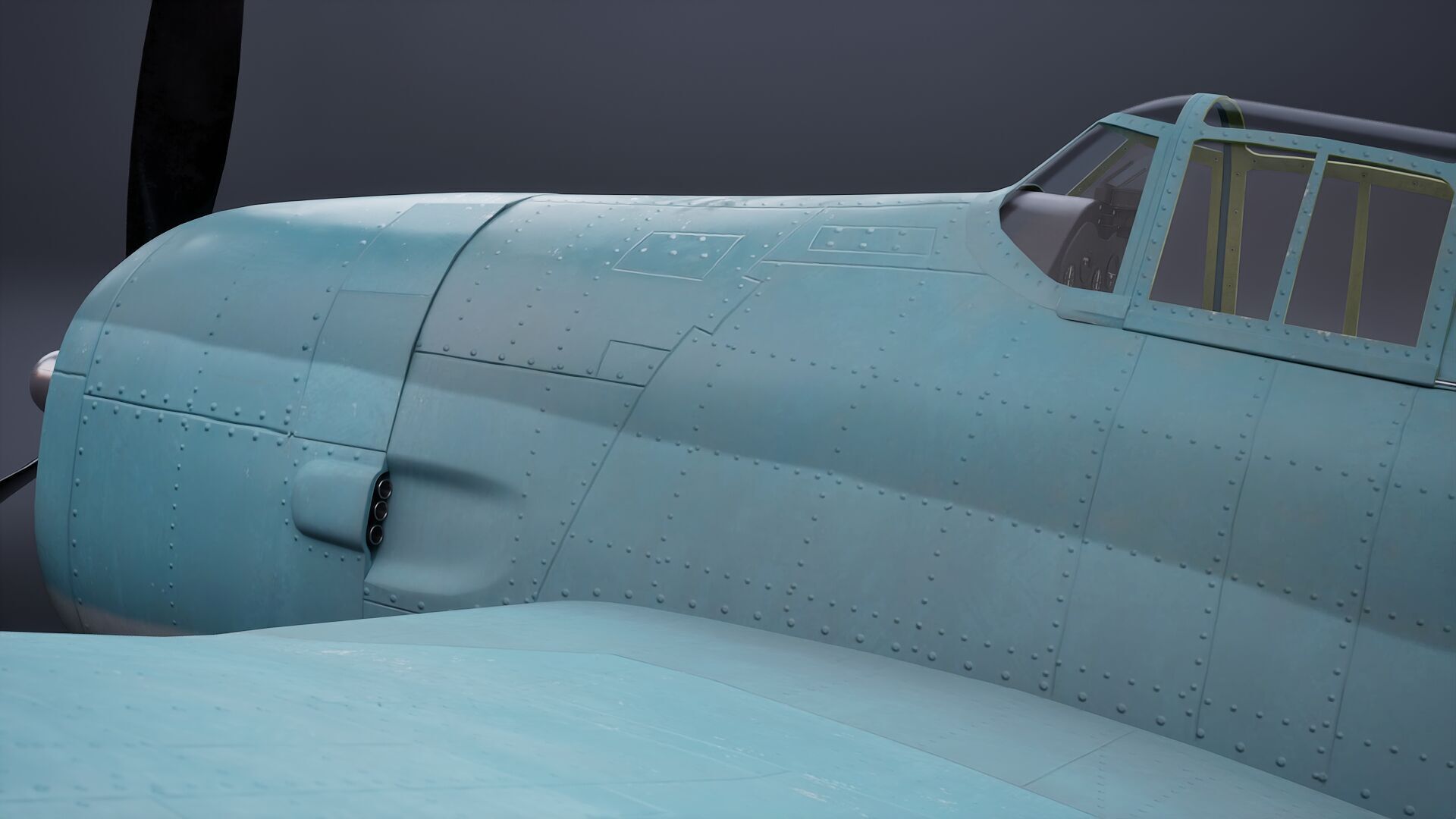 Grumman F6F Hellcat - Highpoly I Multiple Livery 3D model_10