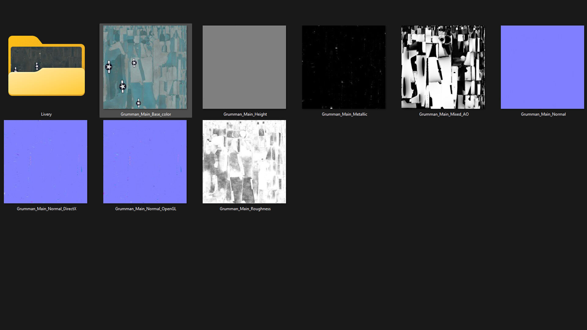 Grumman F6F Hellcat - Highpoly I Multiple Livery 3D model_18