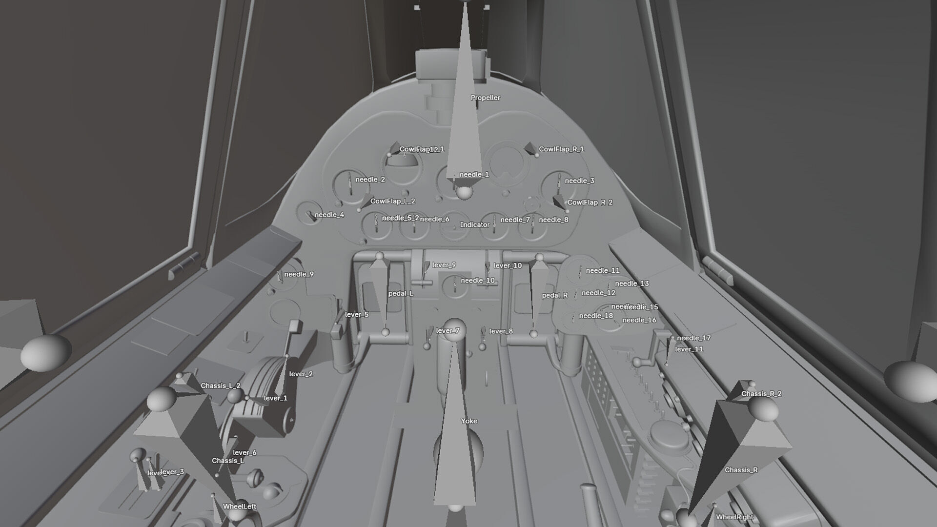 Grumman F6F Hellcat - Highpoly I Multiple Livery 3D model_16