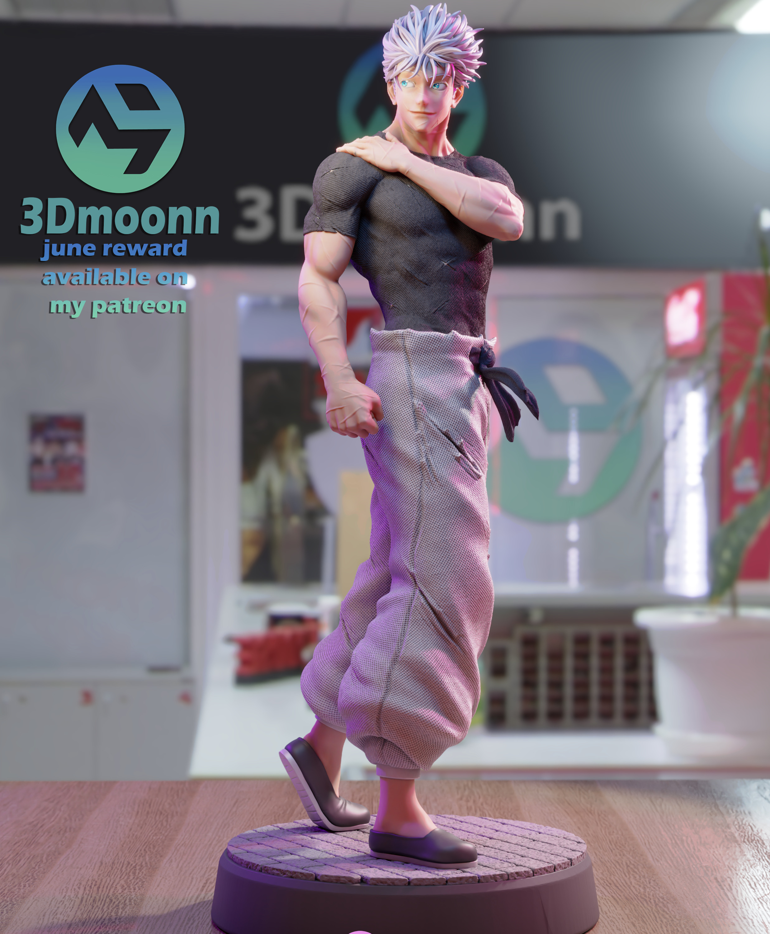 Gojo - jujutsu kaisen 3D print model_4