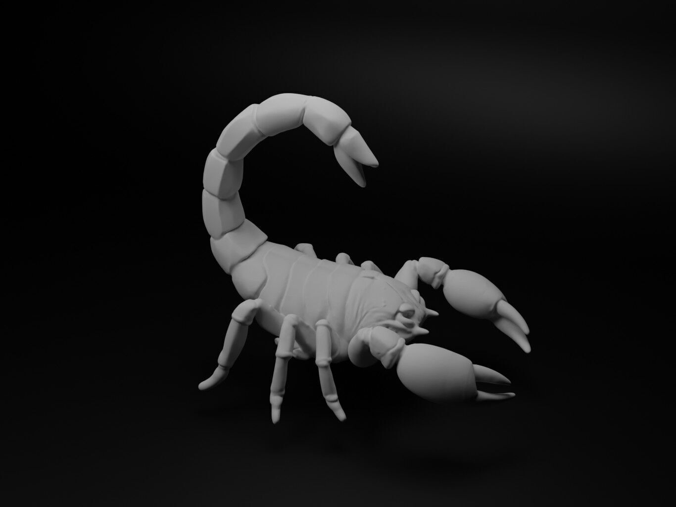 Scorpion Animal Figure 3D print model_1