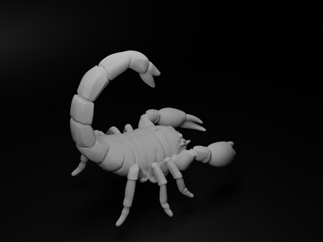 Scorpion Animal Figure 3D print model_2