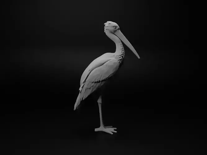 Stork Animal Figure