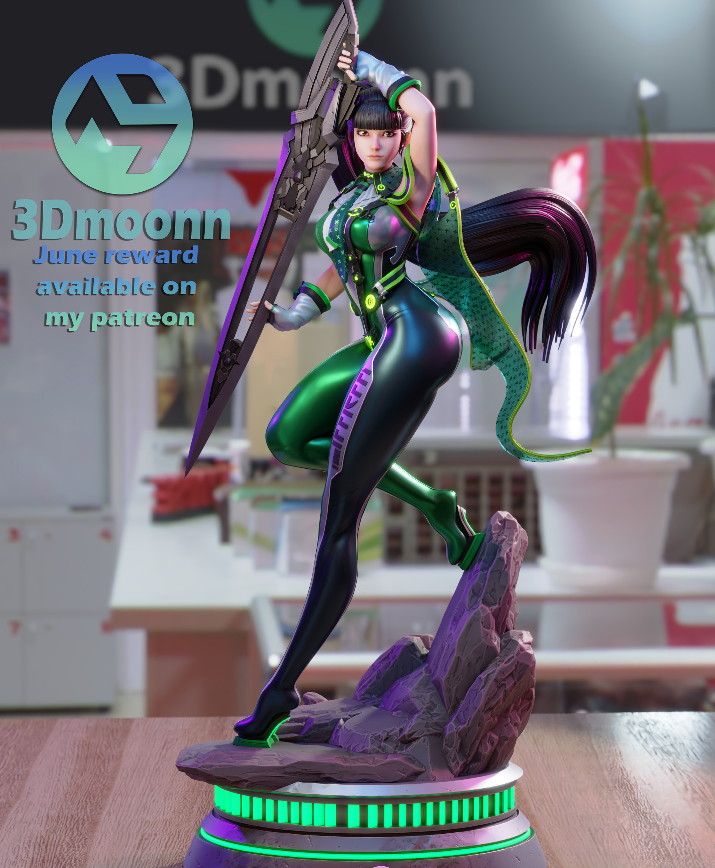 Eve - Stellar blade 3D print model_1