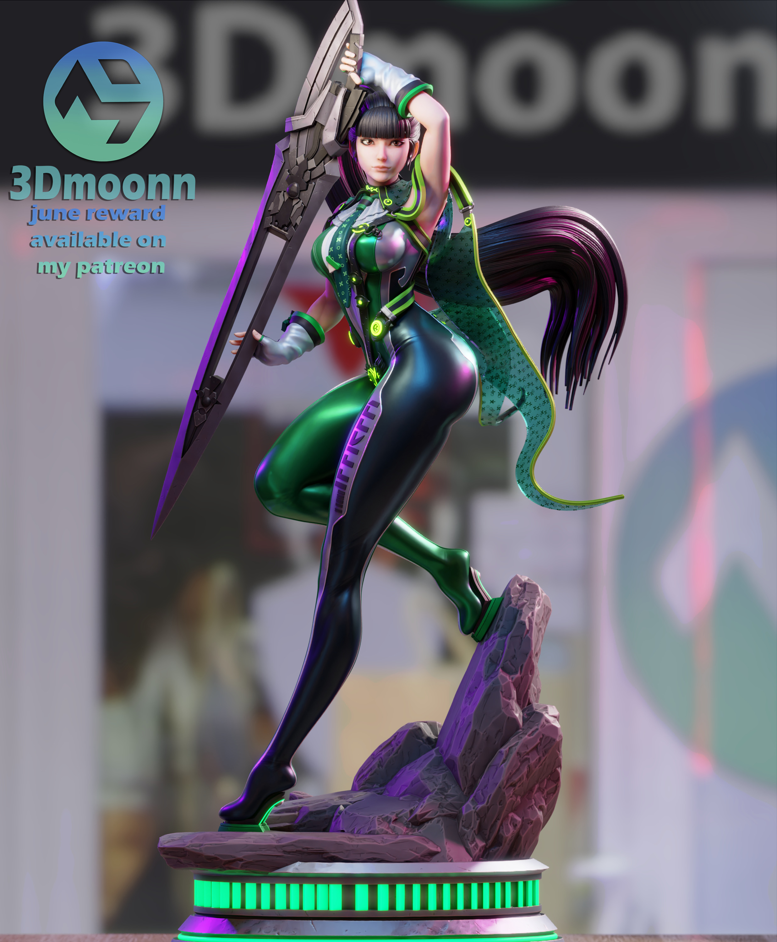 Eve - Stellar blade 3D print model_9