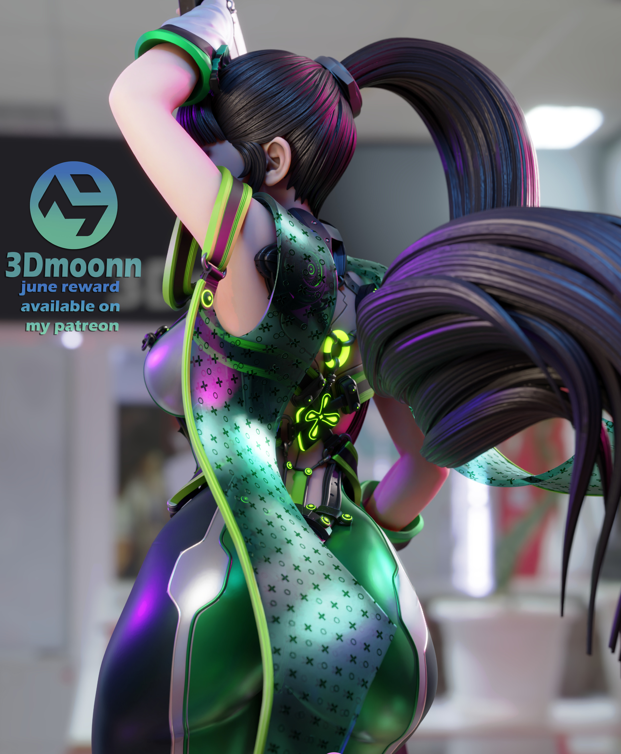 Eve - Stellar blade 3D print model_2