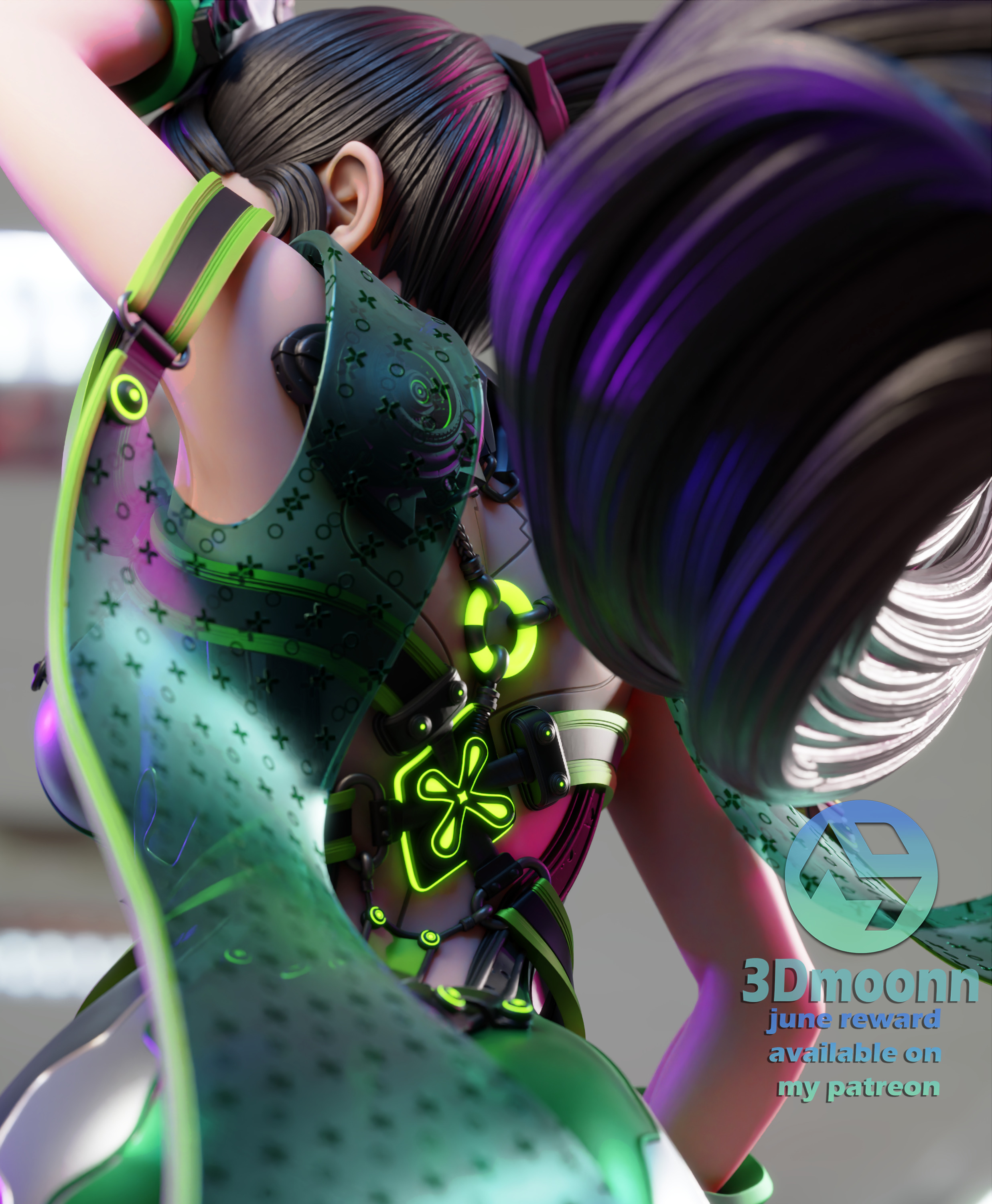 Eve - Stellar blade 3D print model_7