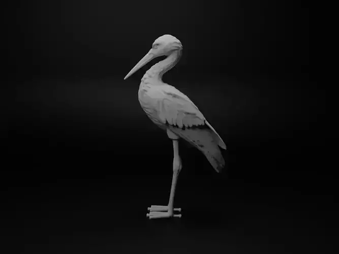 Stork Animal Figure