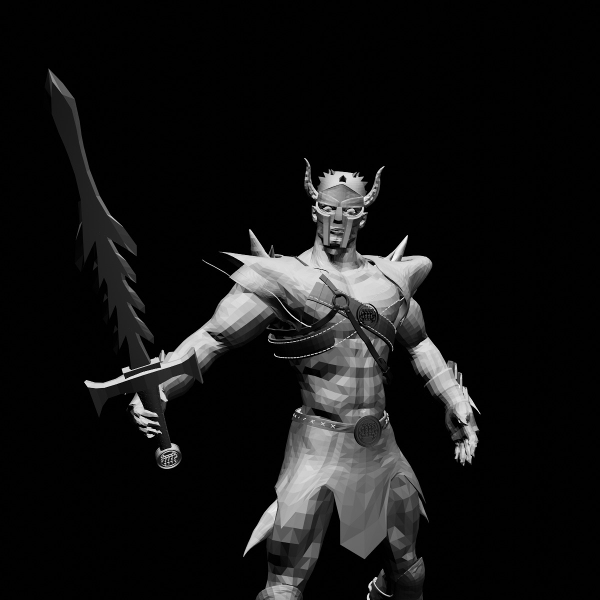 Abbandon Character 3D Model - Highly Detailed Ready For Printing 3D print model_3