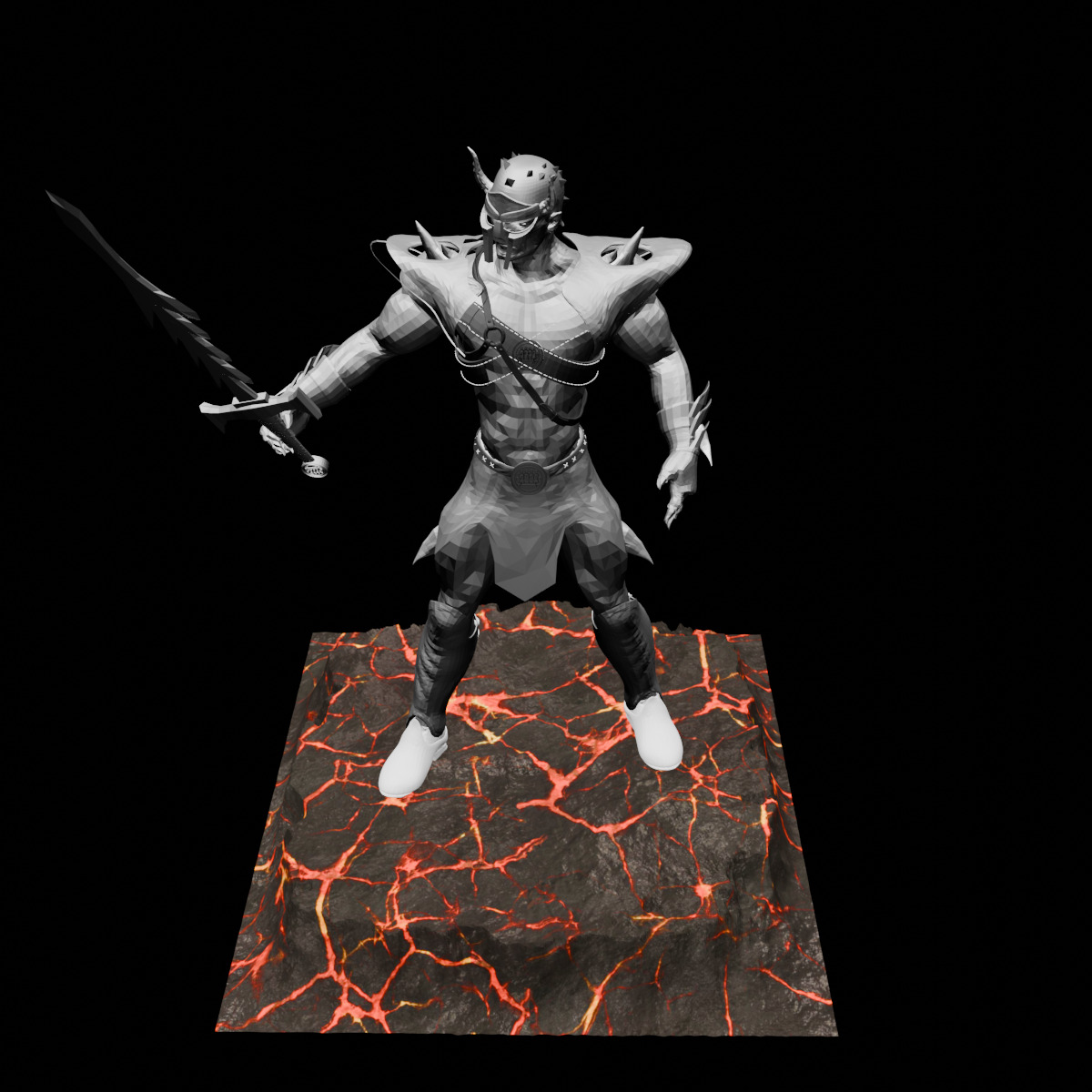 Abbandon Character 3D Model - Highly Detailed Ready For Printing 3D print model_6