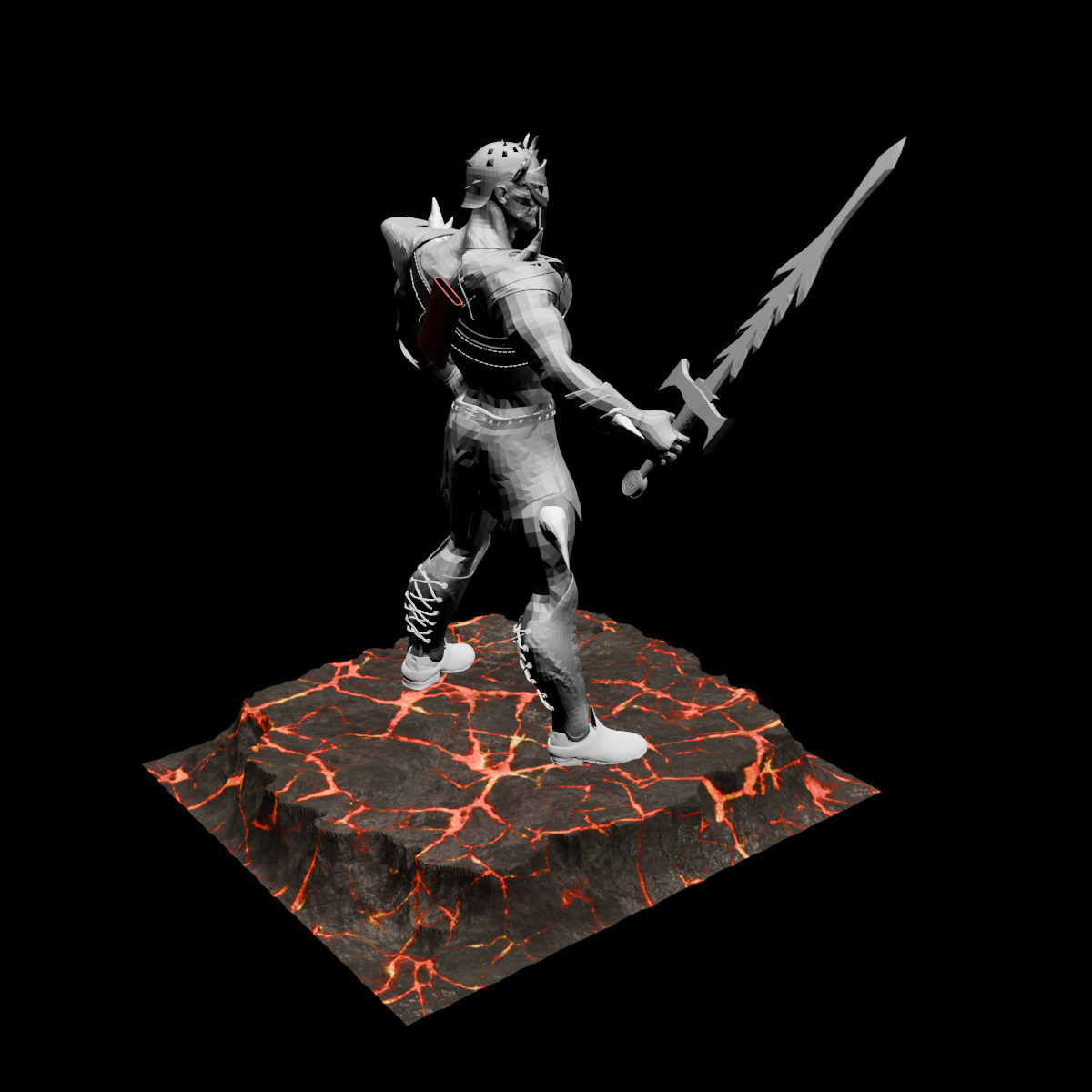 Abbandon Character 3D Model - Highly Detailed Ready For Printing 3D print model_5