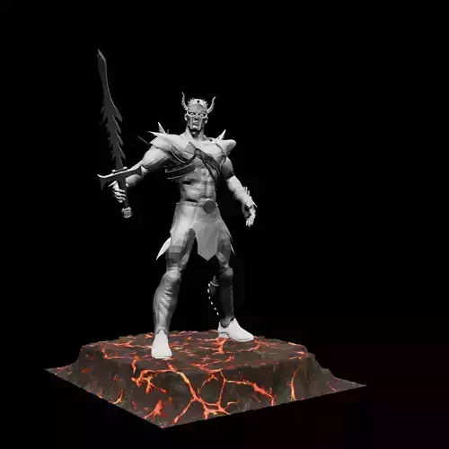 Abbandon Character 3D Model - Highly Detailed Ready For Printing