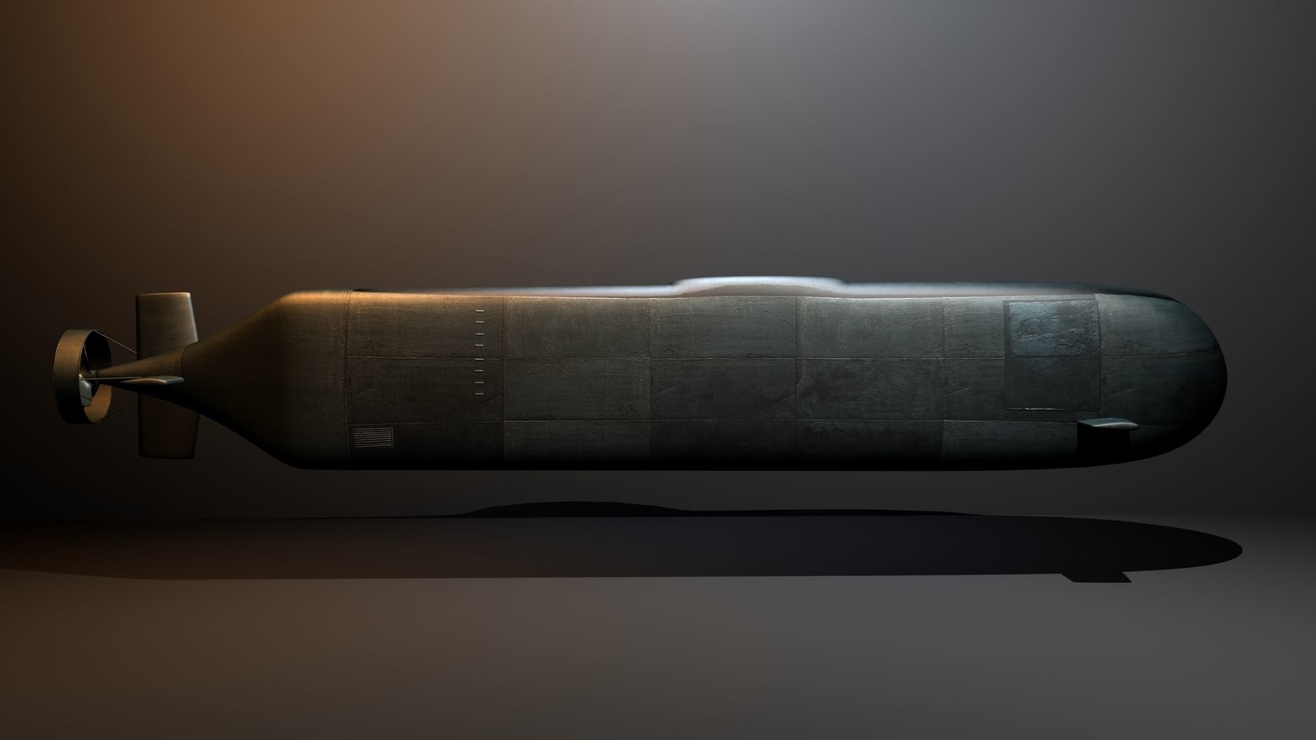 Military Mini Sub 3D model_3
