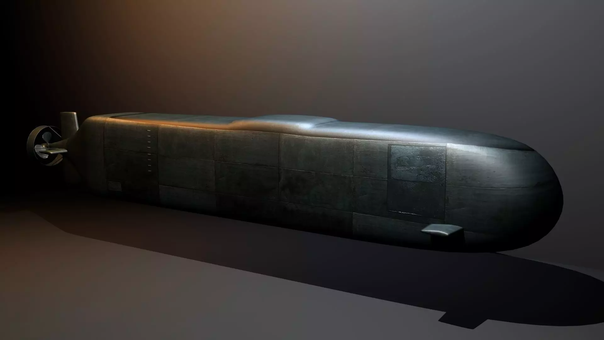Military Mini Sub 3D model_0