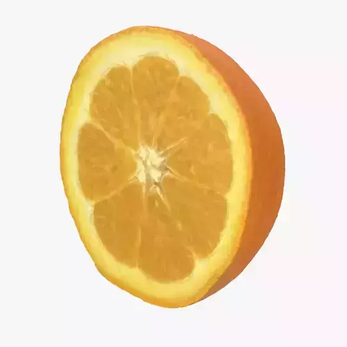 Half Of Orange Fruit