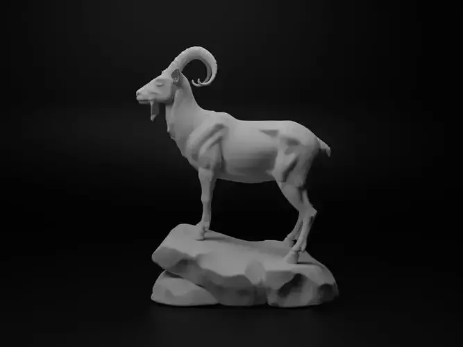 Wild goat Animal Figure