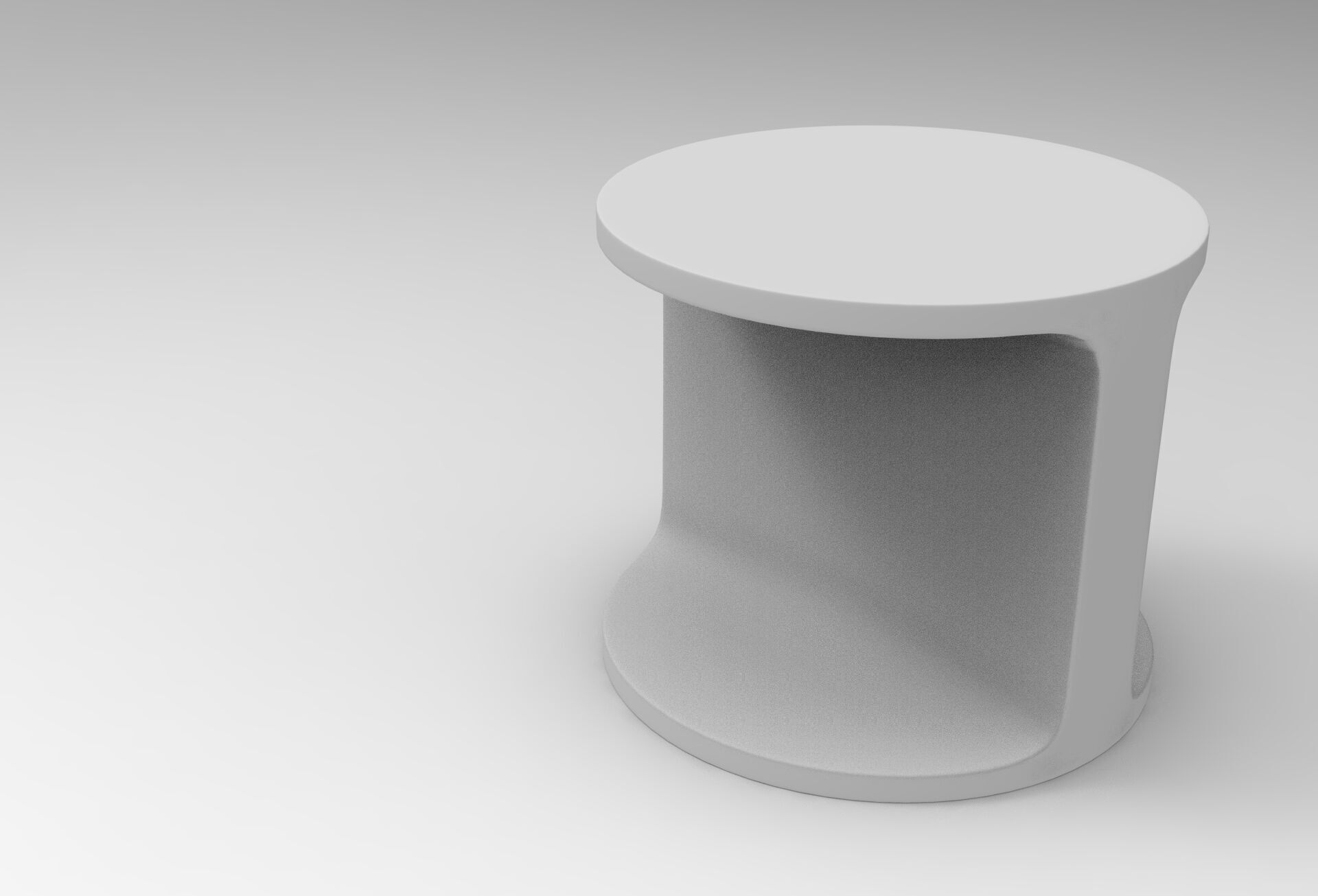 Cgu Side Table Low-poly 3D model_7