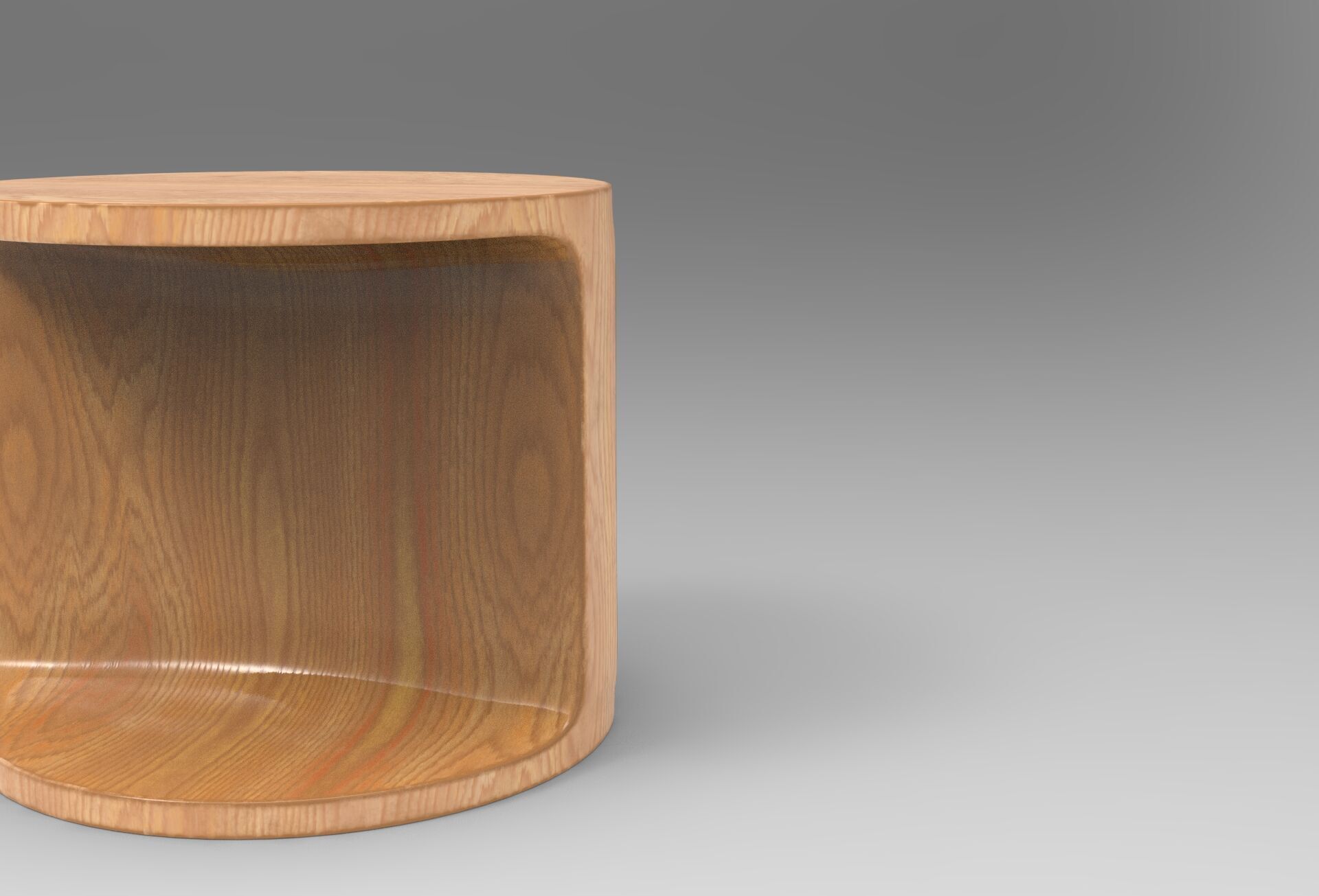 Cgu Side Table Low-poly 3D model_3