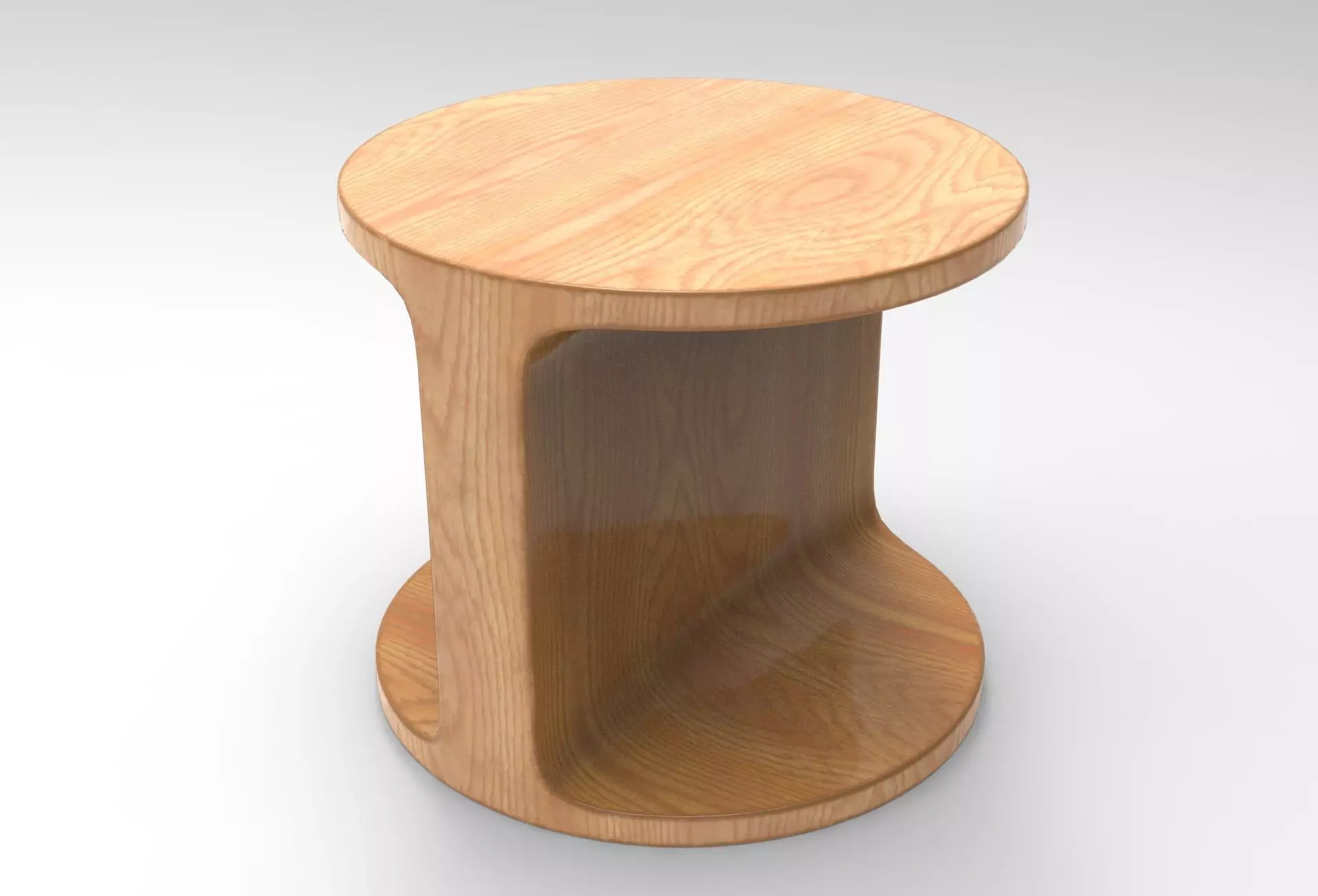 Cgu Side Table Low-poly 3D model_0
