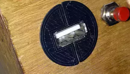 USB panel mounting holder 