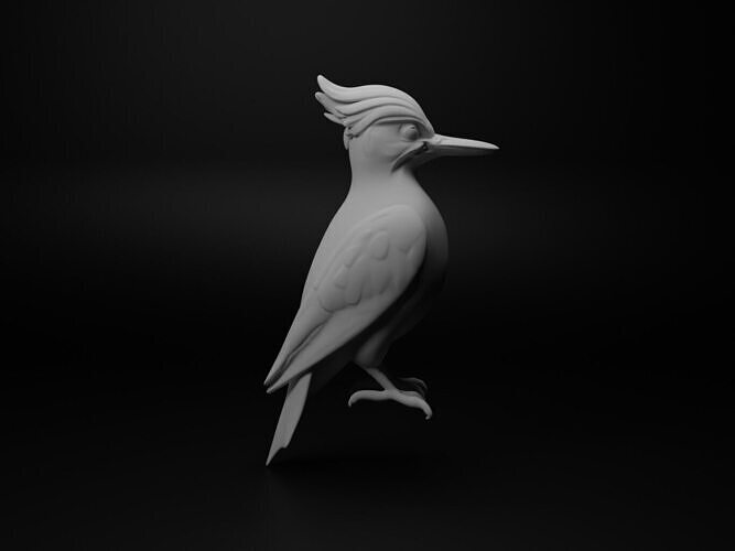 Woodpecker Animal Figure 3D print model