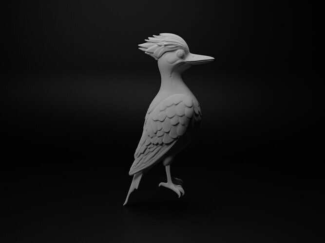 Woodpecker Animal Figure 3D print model