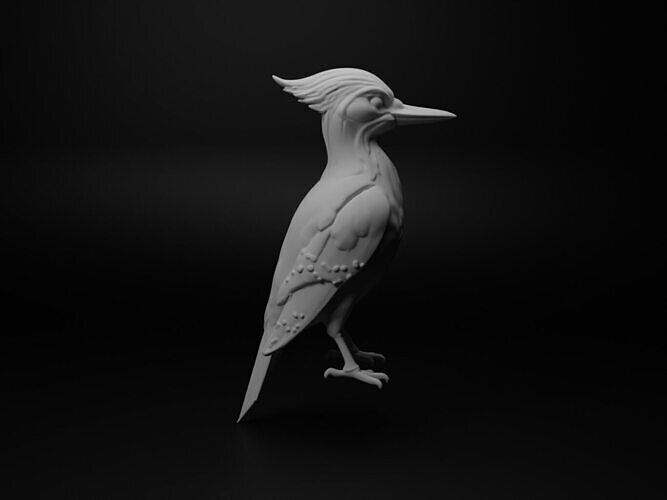 Woodpecker Animal Figure 3D print model
