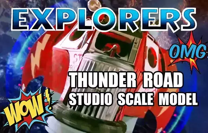 THUNDER ROAD from EXPLORERS   3D print model STL file packs 3D print model