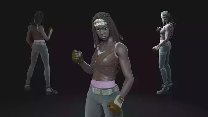 Michonne Animation-Ready Warrior Survivor
