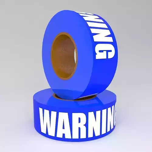 WARNING Tape Blue