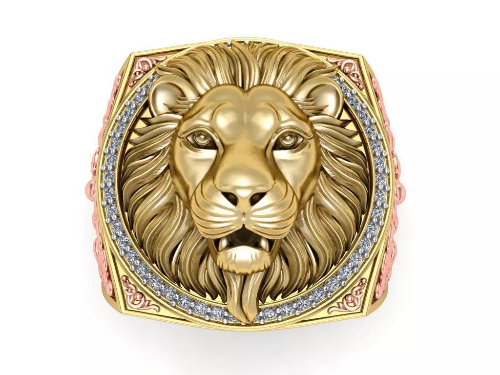 The Lion Ring - 250315 3D print model