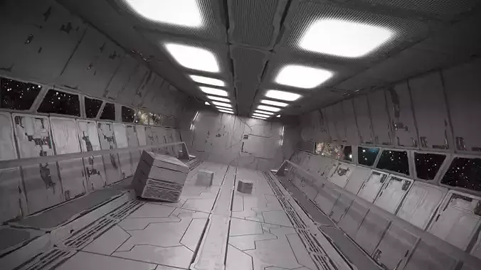 Sci-fi Textures Starter Pack Low-poly 3D model