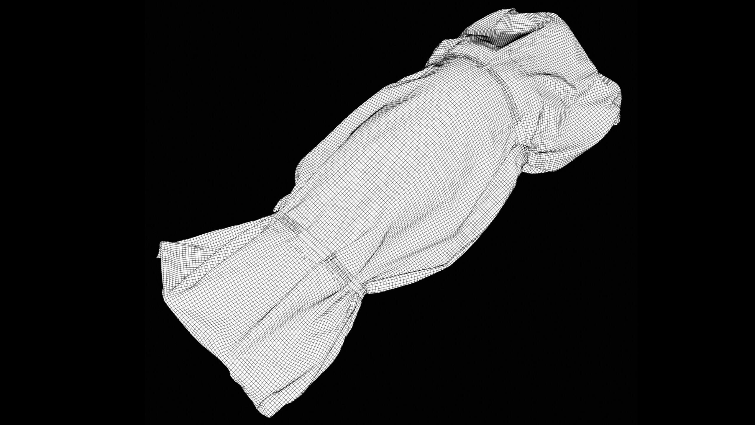 Covered Corpse 07 Low-Poly Low-poly 3D model_19