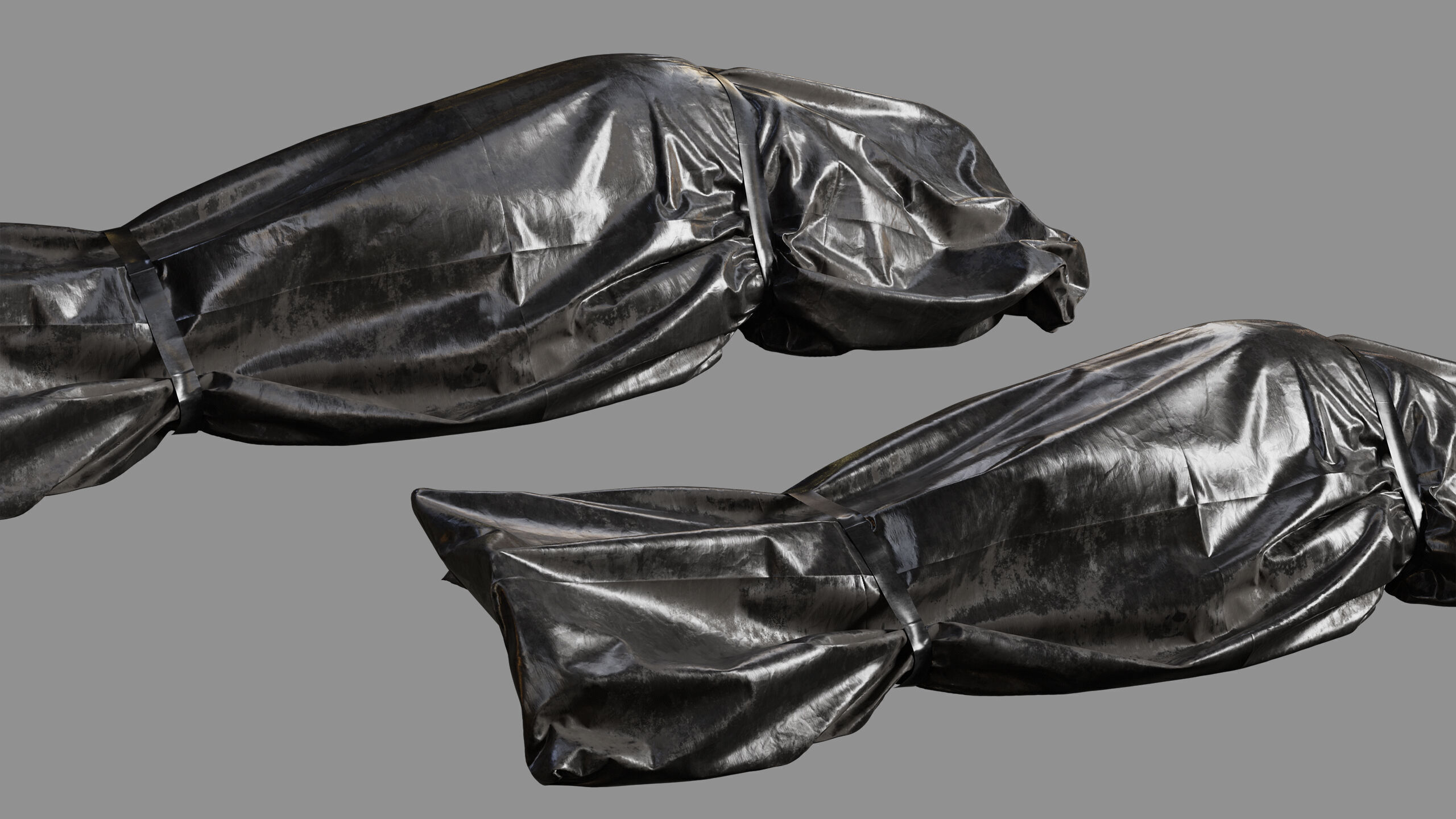 Covered Corpse 07 Low-Poly Low-poly 3D model_16