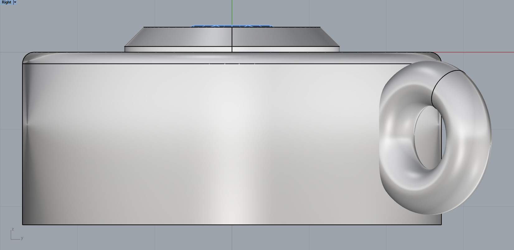 Messika Necklace Uno Pave 3D print model_9