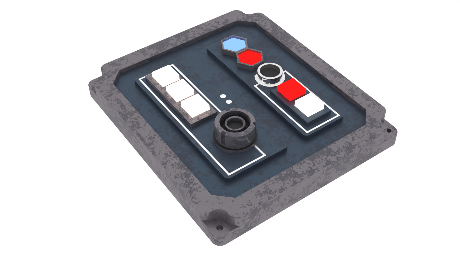 Black Spire Outpost Door 1 1-6 scale Hottoys  Free 3D print model_6