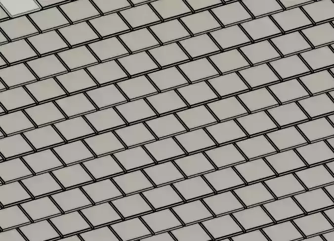 Modelling Slate Roof Sheets Various Sizes 3D print model