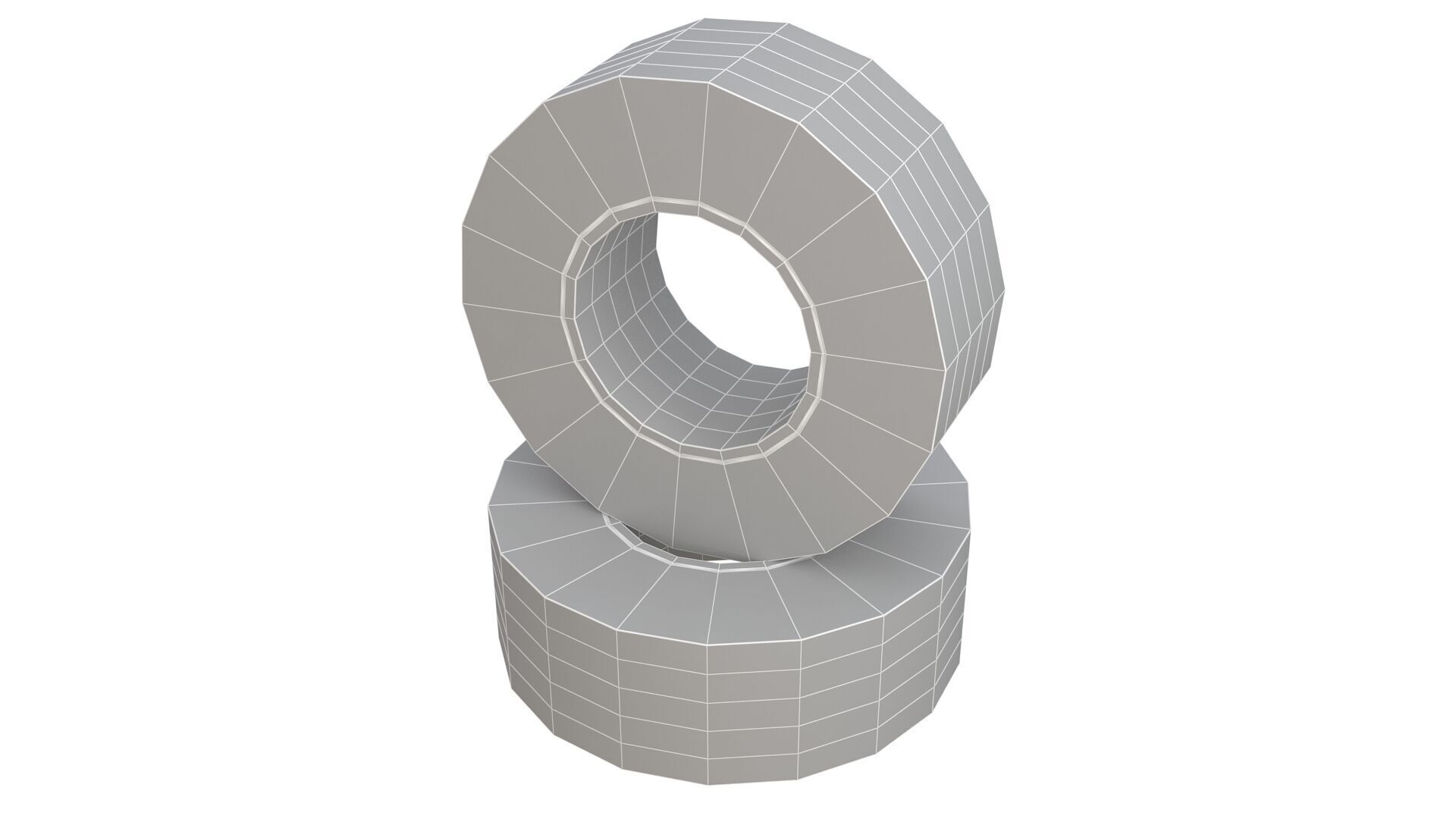 WARNING Tape Collection 3D model_32