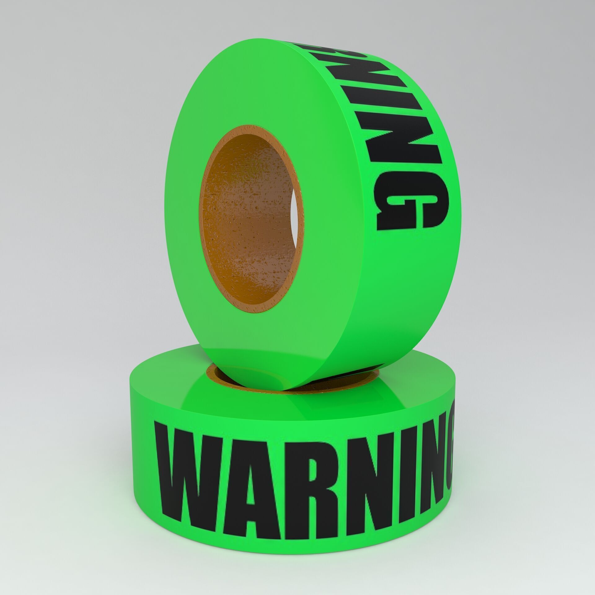 WARNING Tape Collection 3D model_15