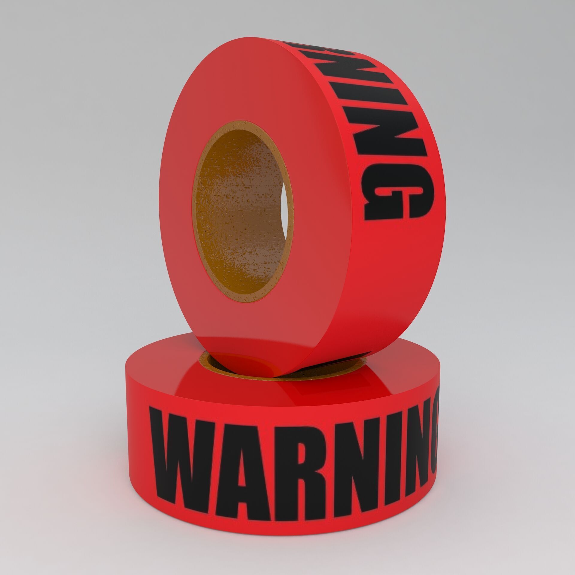 WARNING Tape Collection 3D model_8