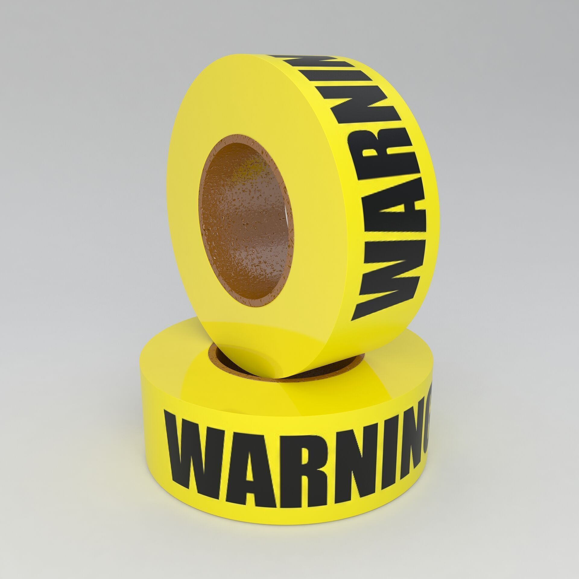 WARNING Tape Collection 3D model_1