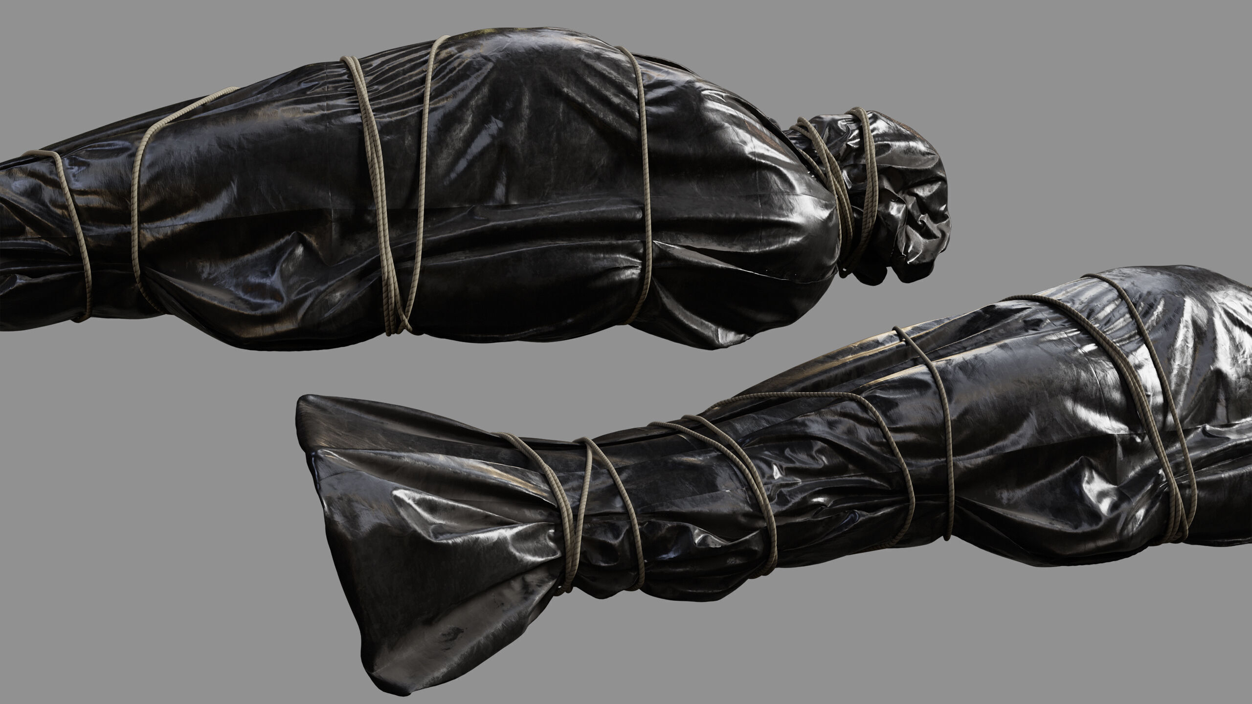 Covered Corpse 09 Low-Poly Low-poly 3D model_16
