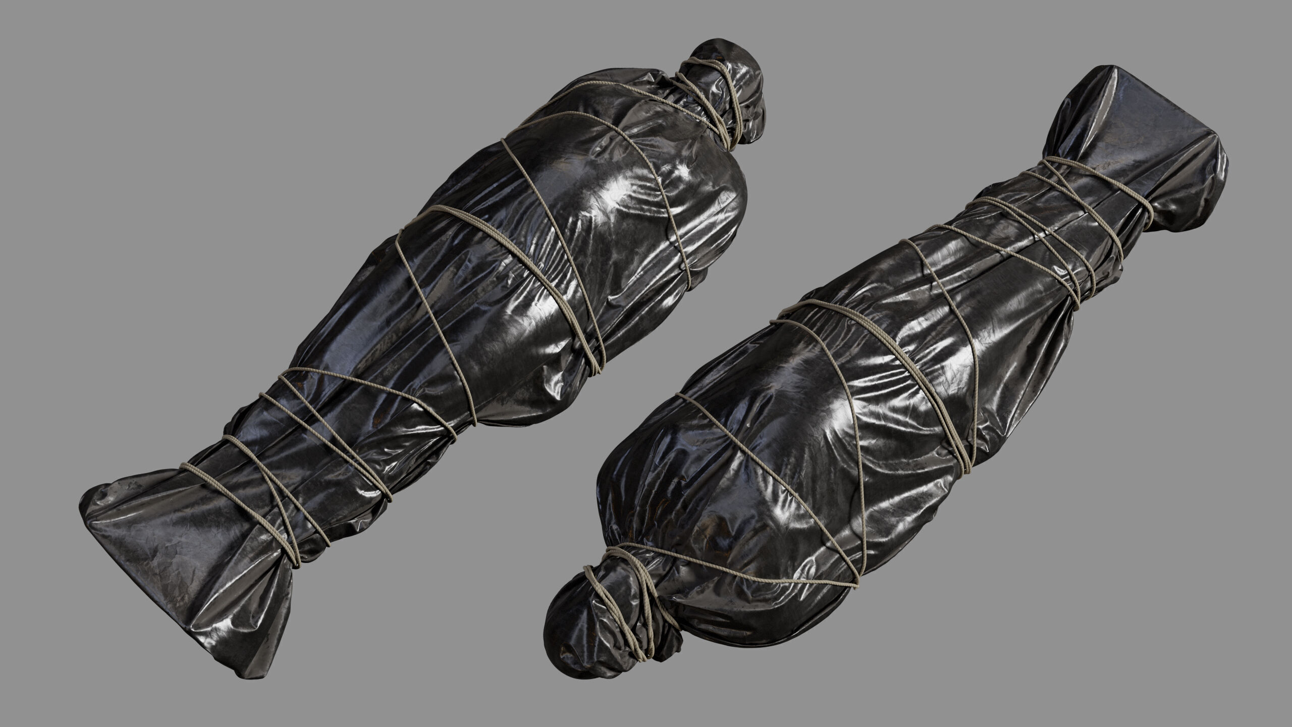 Covered Corpse 09 Low-Poly Low-poly 3D model_14