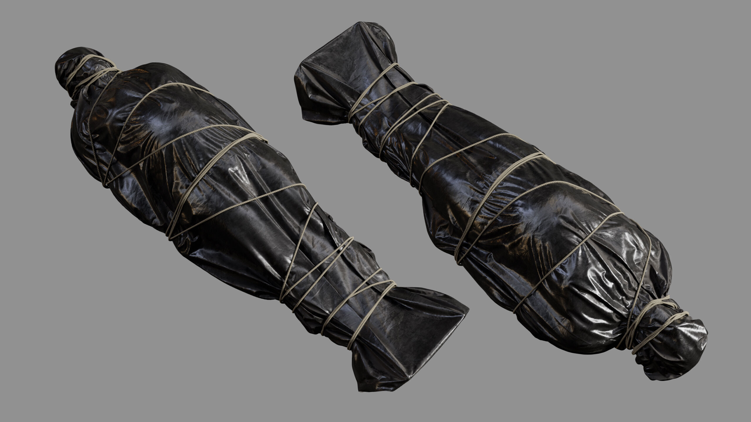 Covered Corpse 09 Low-Poly Low-poly 3D model_15