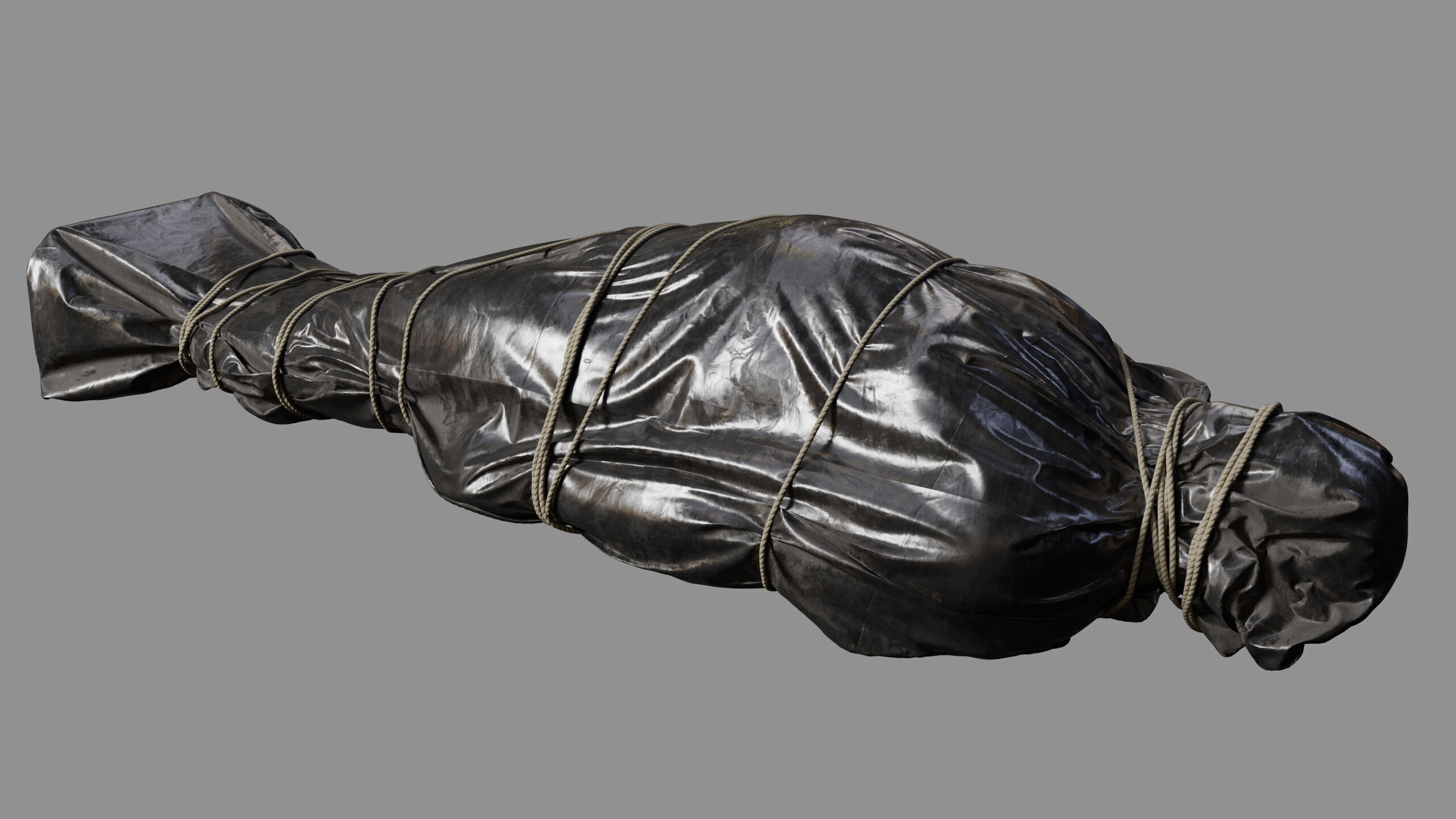 Covered Corpse 09 Low-Poly Low-poly 3D model_17