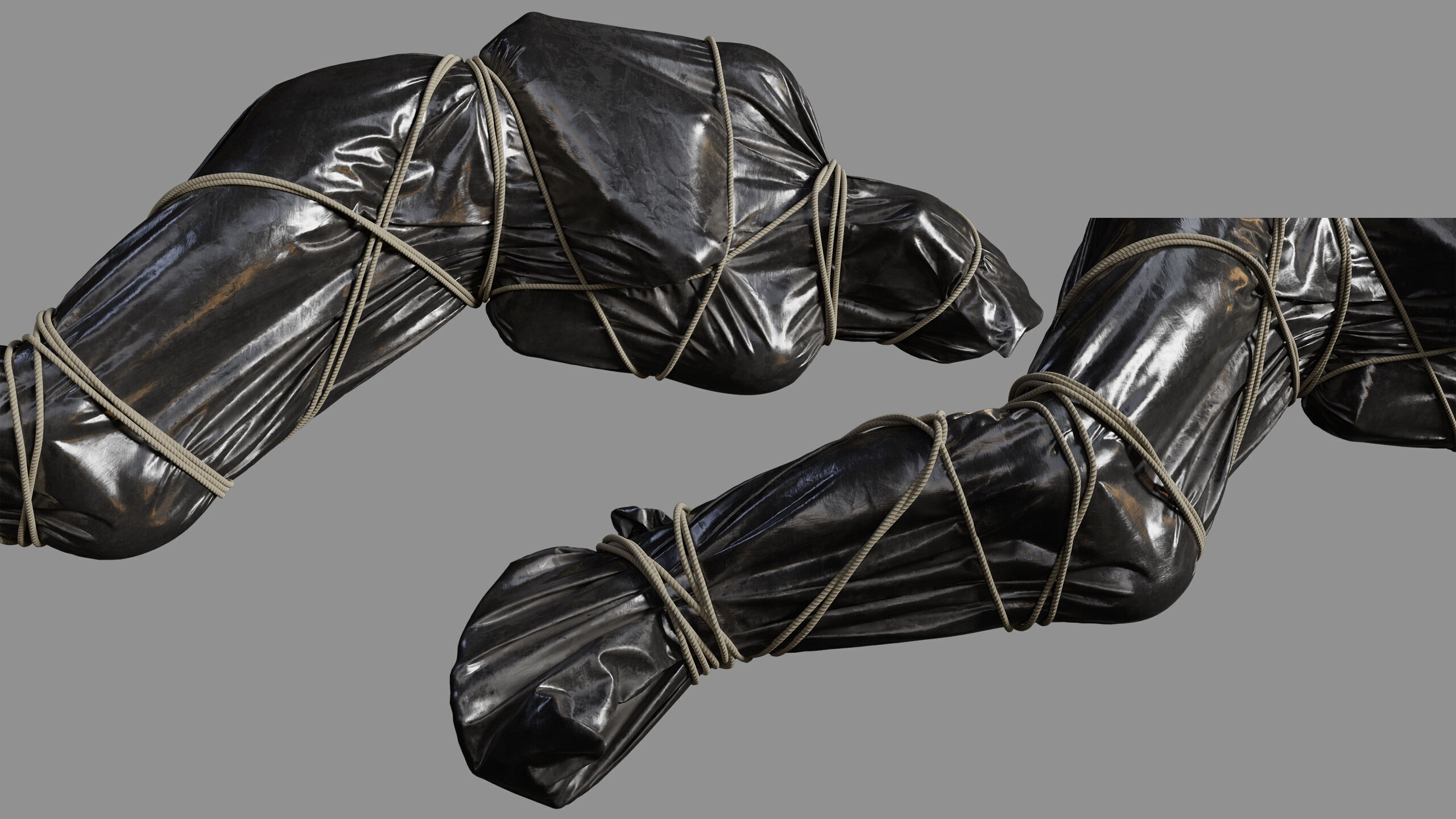 Covered Corpse 11 Low-Poly Low-poly 3D model_15