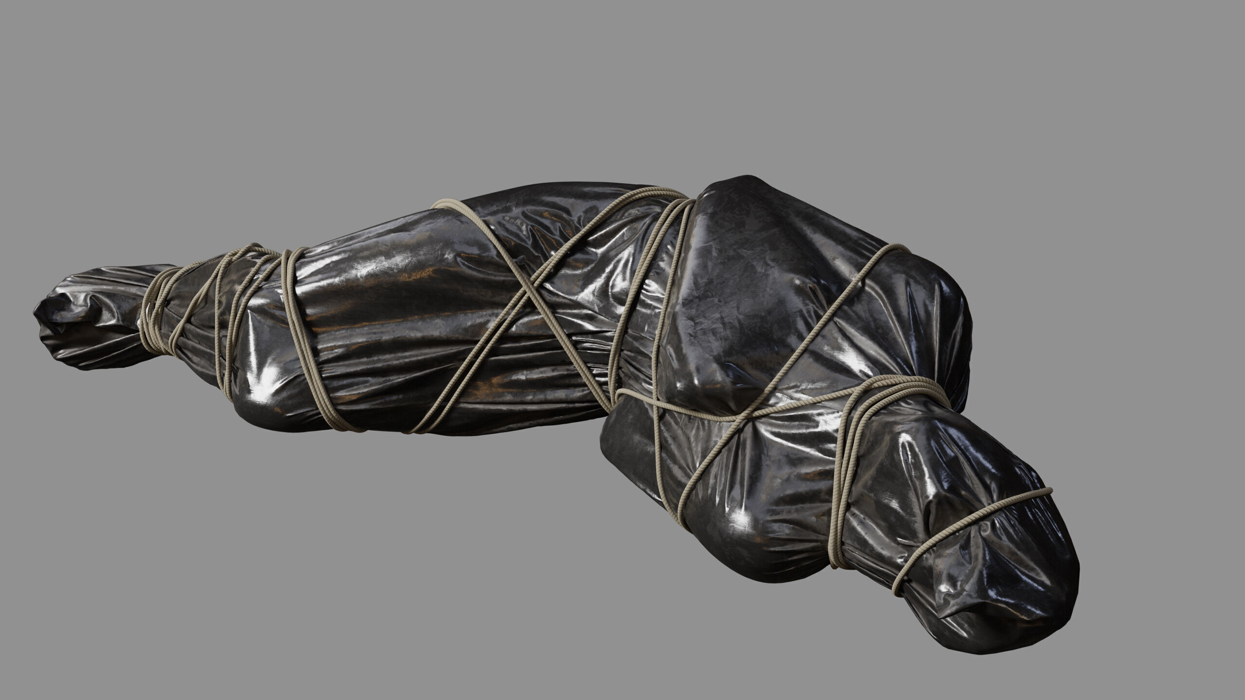 Covered Corpse 11 Low-Poly Low-poly 3D model_16